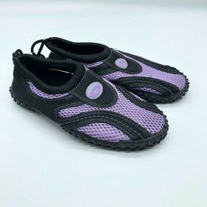 Easy USA Girls Water Shoes Slip On Mesh Fabric 1